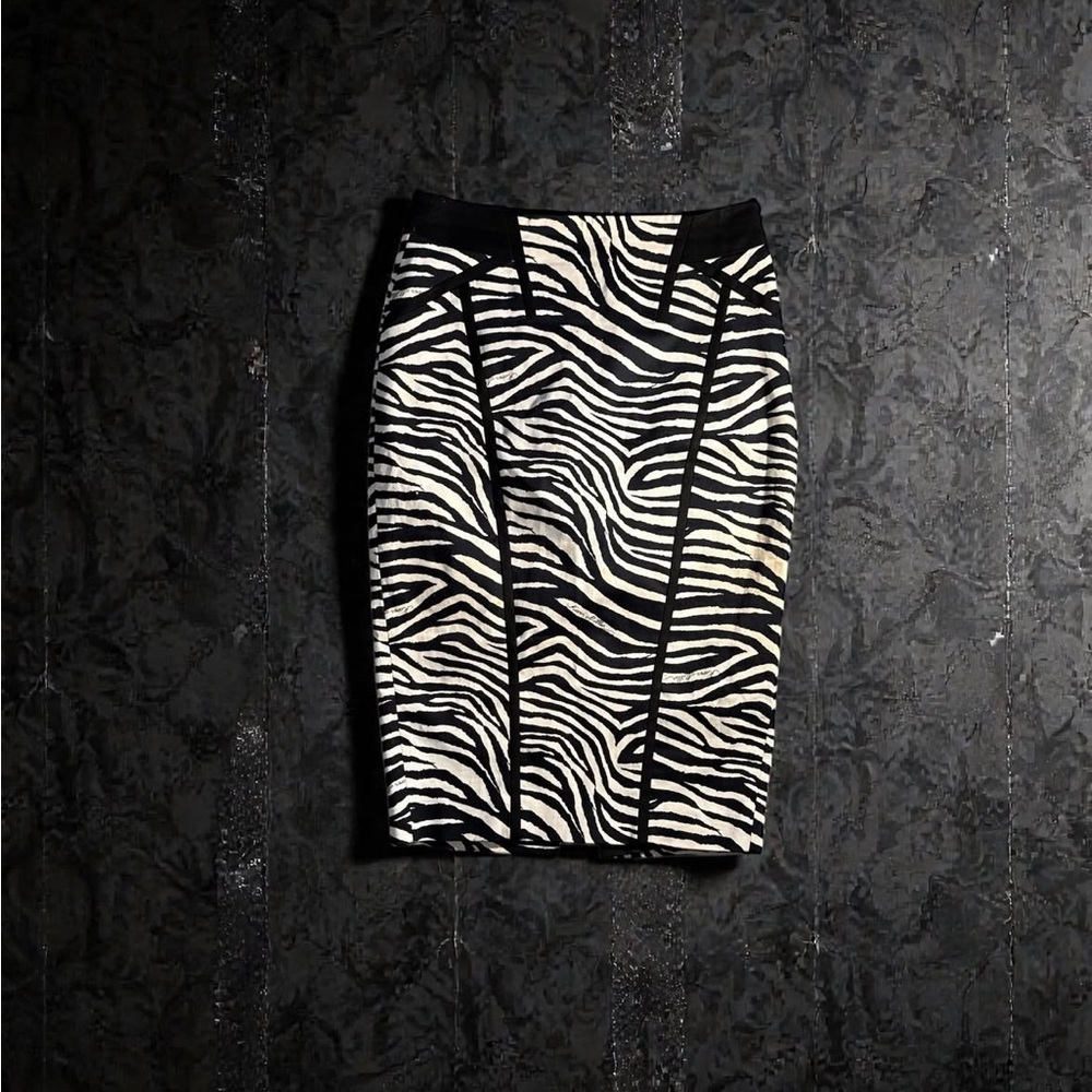 Karen Millen Zebra Print Pencil Skirt